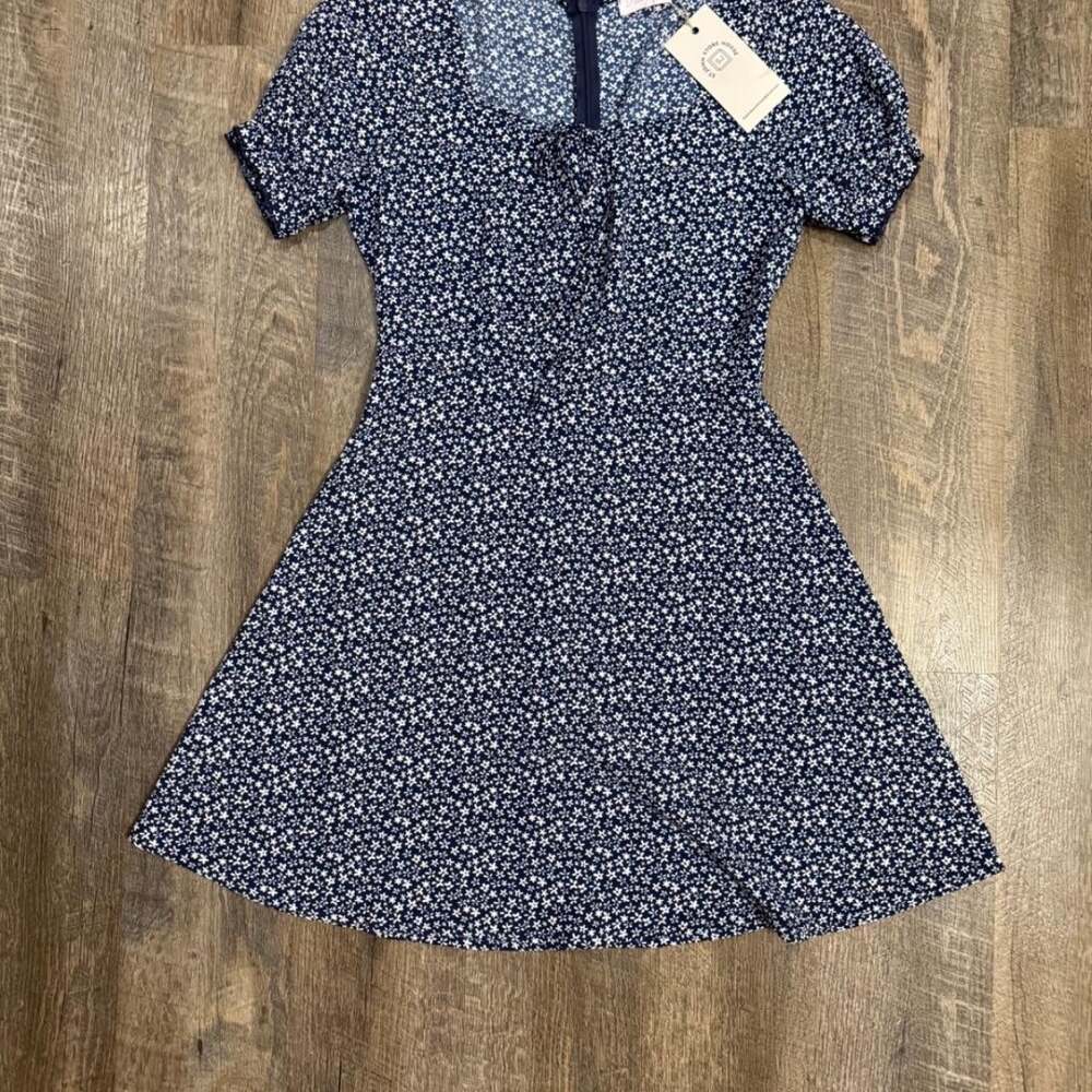 Women's Blue and Navy Casual-dresses